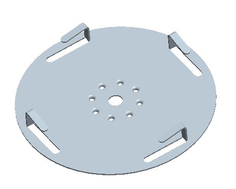 Earthing and cabling plate ，flat roof solar mounting factory